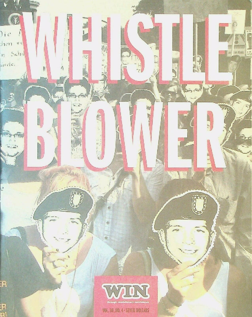 Win Magazine Winter 2014 Whistleblowers Walmart Chelsea Manning