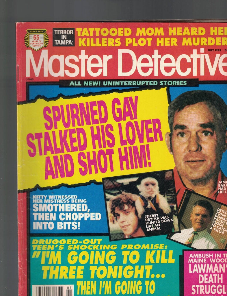 Master Detective Magazine July 1993 James Barfield Huey Newton