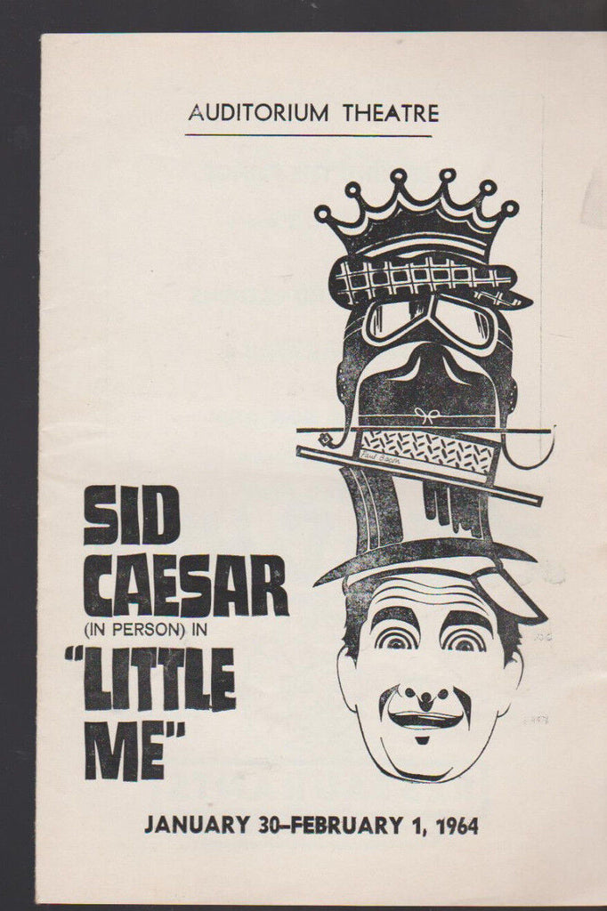 Little Me 1964 Program Sid Caesar Swen Swenson Virginia Martin