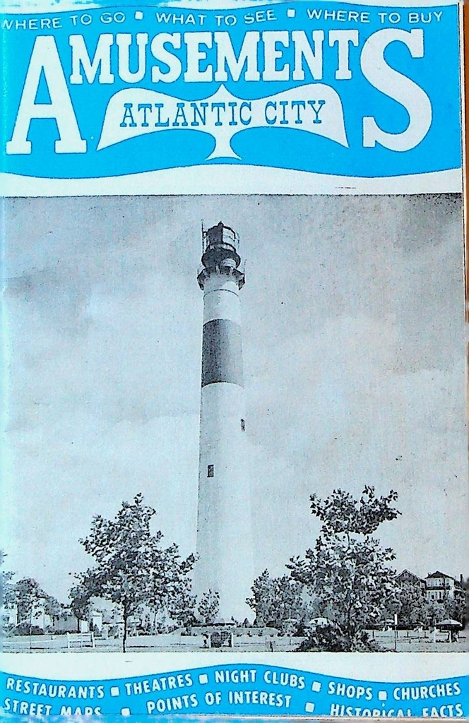 Atlantic City Amusements Tourist Booklet NJ June 28 1975 Sister Sledge