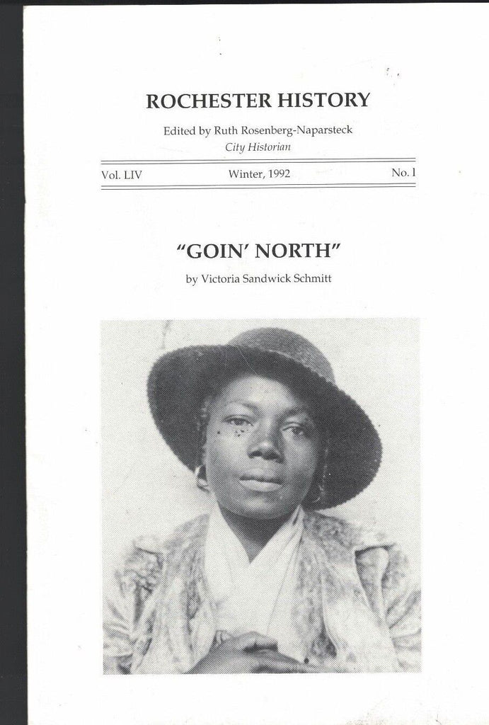 Rochester History Magazine Winter 1992 Goin' North Alice Branson Mathis