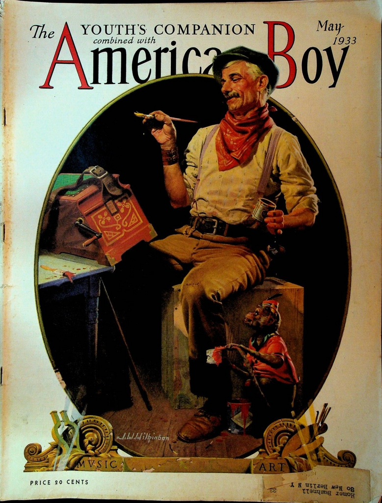 American Boy Magazine May 1933 JW Wilkinson William Heyliger Quintan Wood