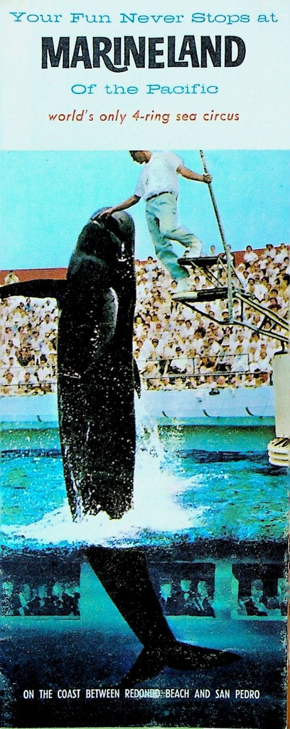 Marineland of the Pacific Brochure 1967 Redondo Beach San Pedro California