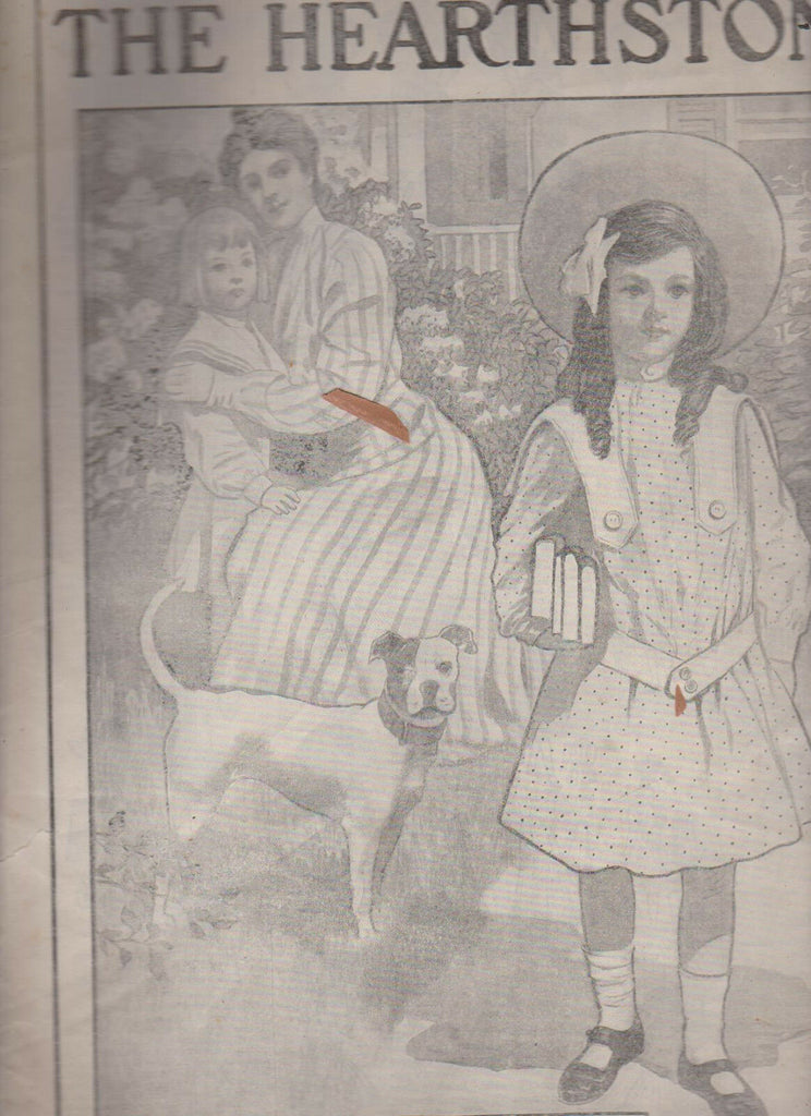 Hearthstone Magazine June 1907 Girl Going to School Miss CH Thayer