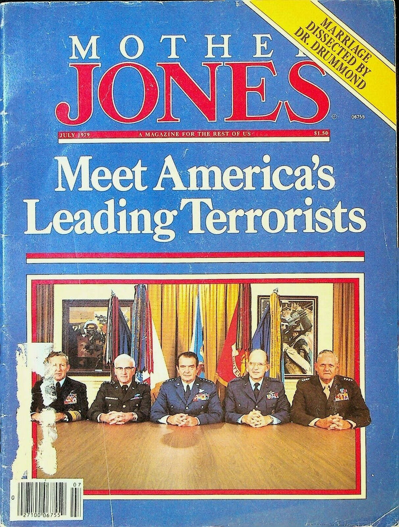 Mother Jones July 1979 The Belly Room Comedy Club Nuclear Weapons