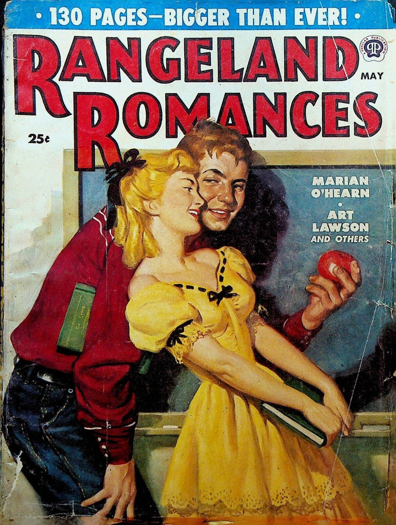 Rangeland Romances Pulp May 1950 Marian O'Hearn Art Lawson Nancy Kaye Ben Young