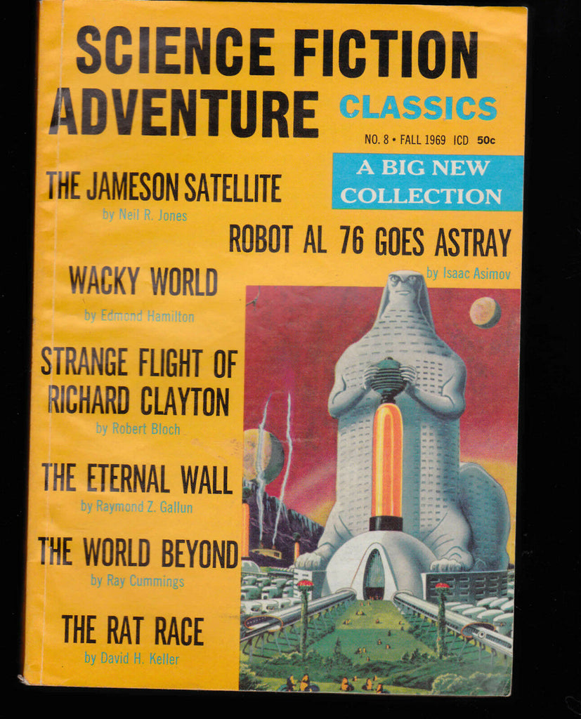Science Fiction Adventure Classics #8 Fall 1969 Robert Bloch David Keller