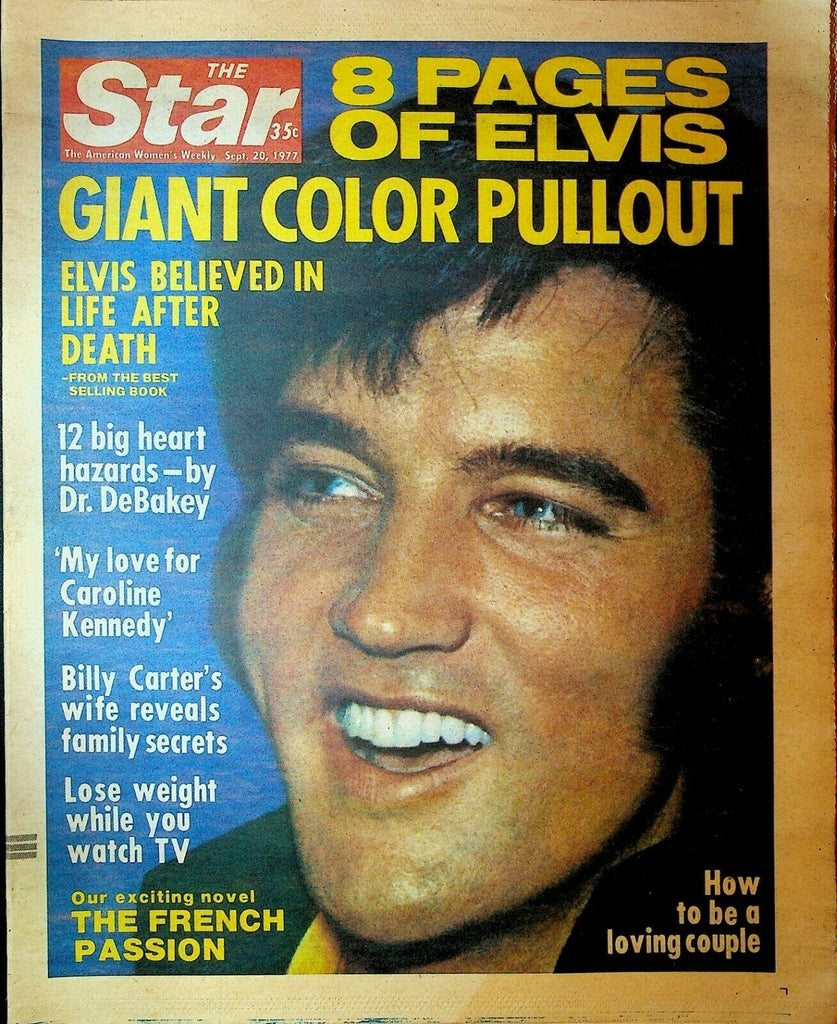 Star Tabloid September 20 1977 Elvis Presley Andy Warhol JFK Jr Farrah Fawcett