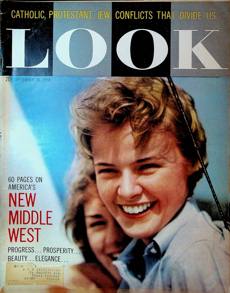 Look Magazine September 30 1958 Chicago Segregation Ohio State Buckeyes Football