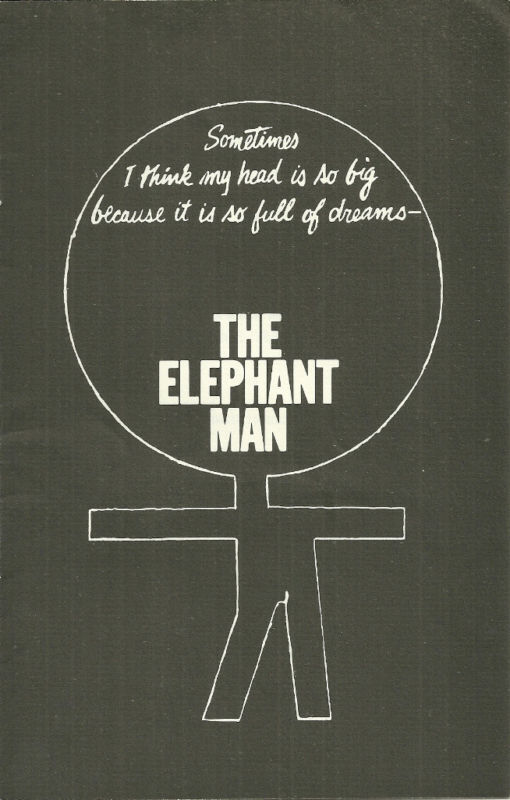 The Elephant Man RBTL Rochester NY 1980 program Kenneth Garner Joan Grant