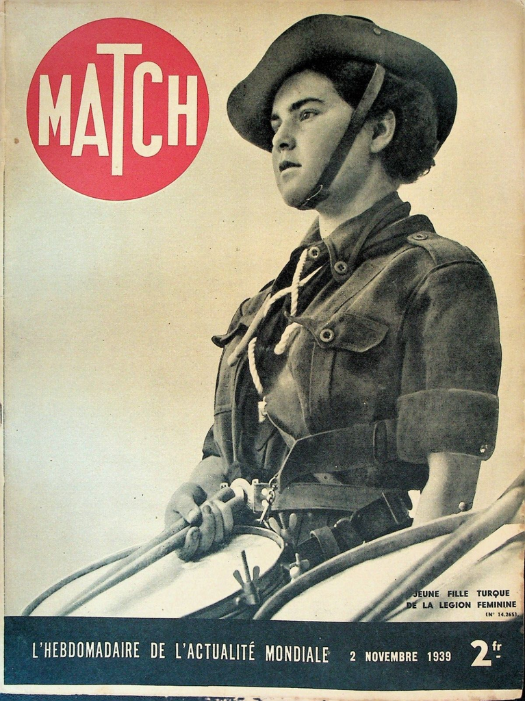 Match Magazine November 2 1939 WWII Edouard Branly Adolf Hitler