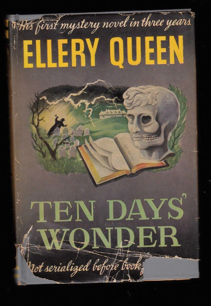 Ten Days Wonder by Ellery Queen HC DJ (BCE) 1949 Mystery