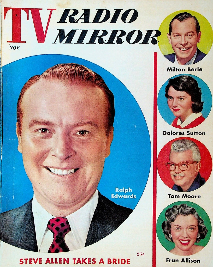 Radio TV Mirror November 1954 Milton Berle Ralph Edwards Fran Allison