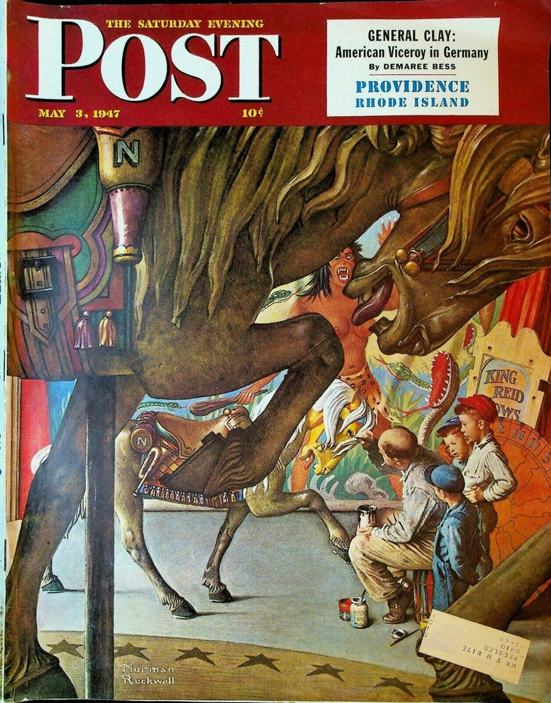 Saturday Evening Post May 3 1947 Norman Rockwell Keenan Wynn