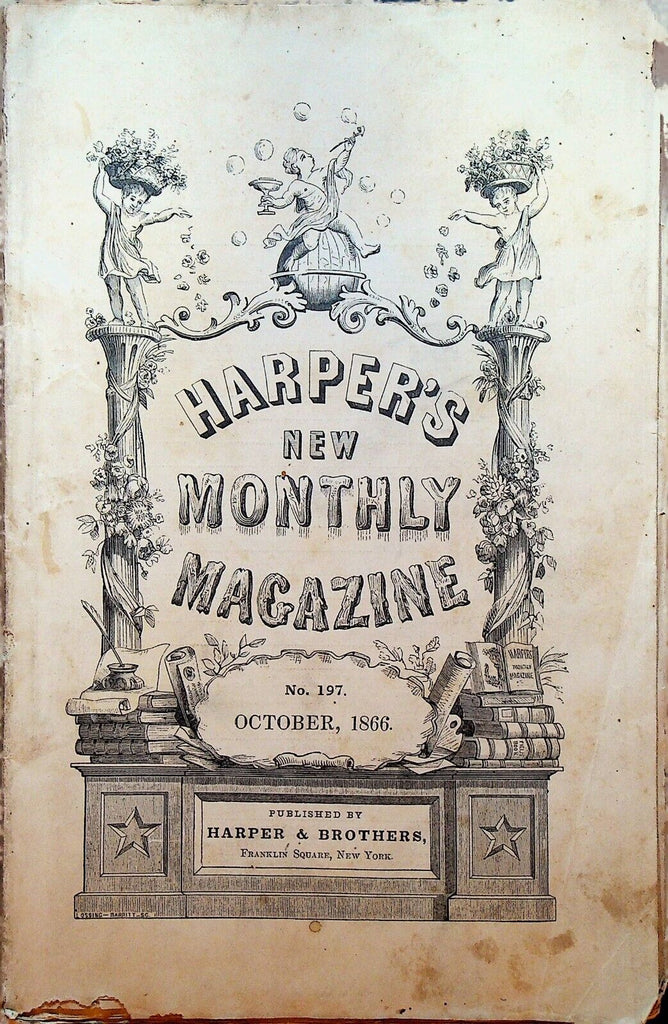 Harper's Monthly Magazine October 1866 Civil War Recollections Rob Roy