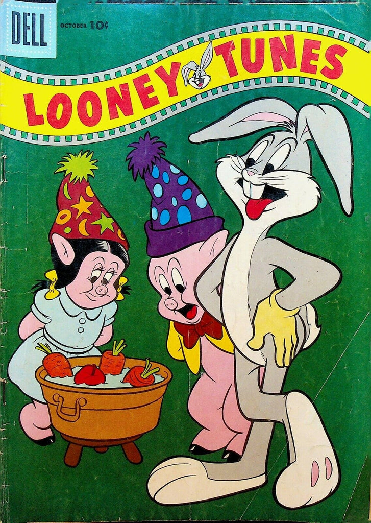 Looney Tunes 180 Dell Comics 1956 Bugs Bunny Elmer Fudd Bobbing For Apples
