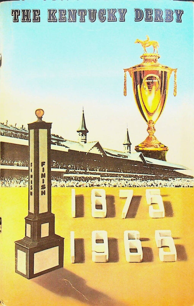 The Kentucky Derby Press Radio Television Information Guide 1965 Horse Racing