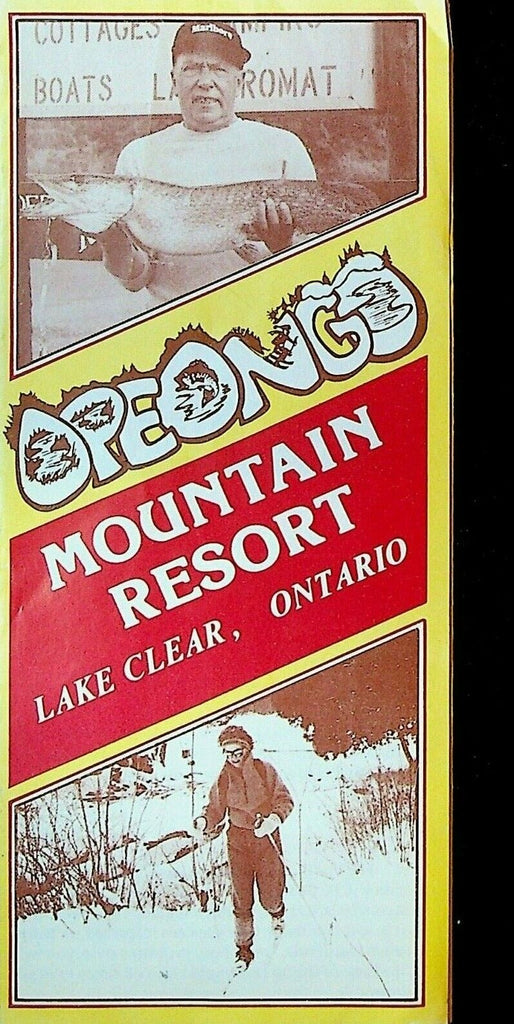Opeongo Mountain Resort Brochure 1990 Lake Clear Ontario Canada