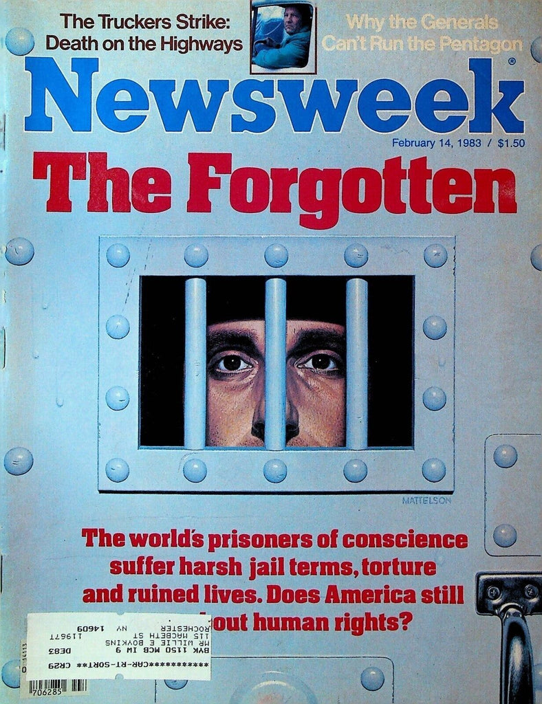 Newsweek Magazine February 14 1983 Political Prisoners Super Bowl Samoa