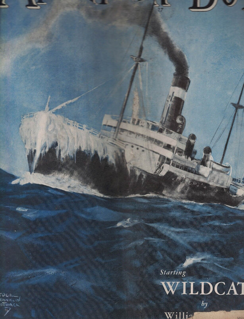 American Boy Magazine February 1937 Edgar Franklin Wittmack Ship Cover
