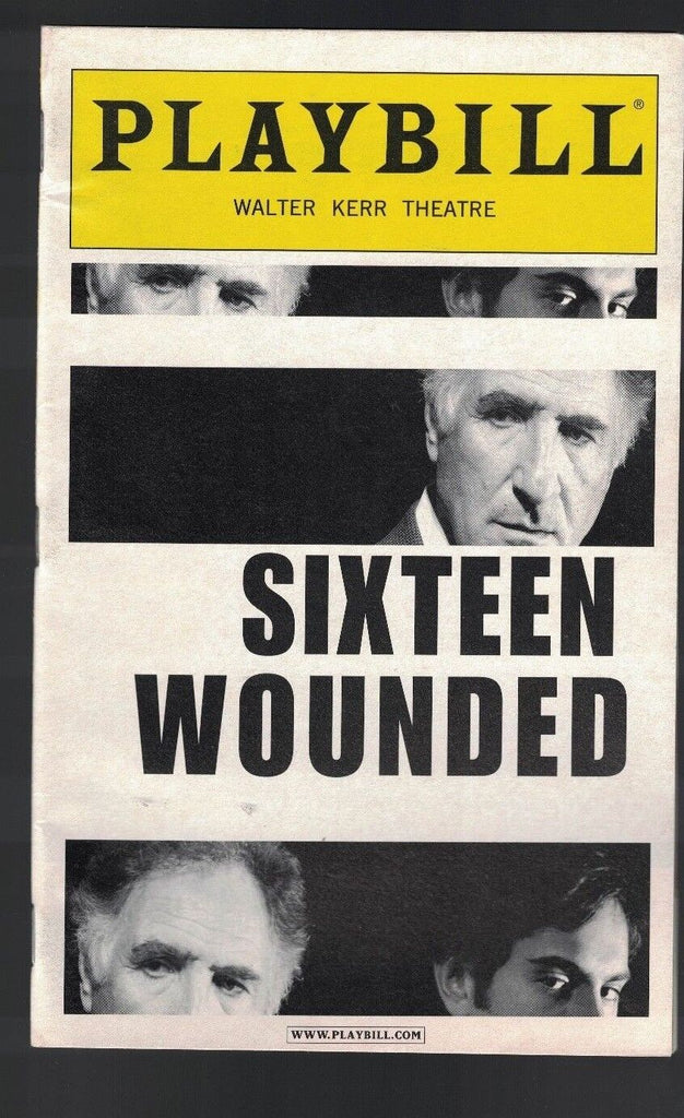 Sixteen Wounded Playbill April 2004 Judd Hirsch Martha Plimpton