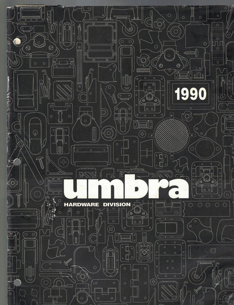 Umbra Hardware Division 1190 Catalog Handles Hinges Stays Clamps Catches