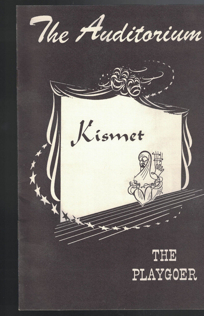 Kismet Playgoer The Auditorium Theater Rochester NY 1953 William Johnson