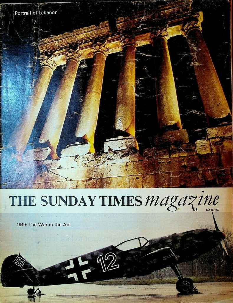 Sunday Times Magazine May 30 1965 WWII Air War Lebanon