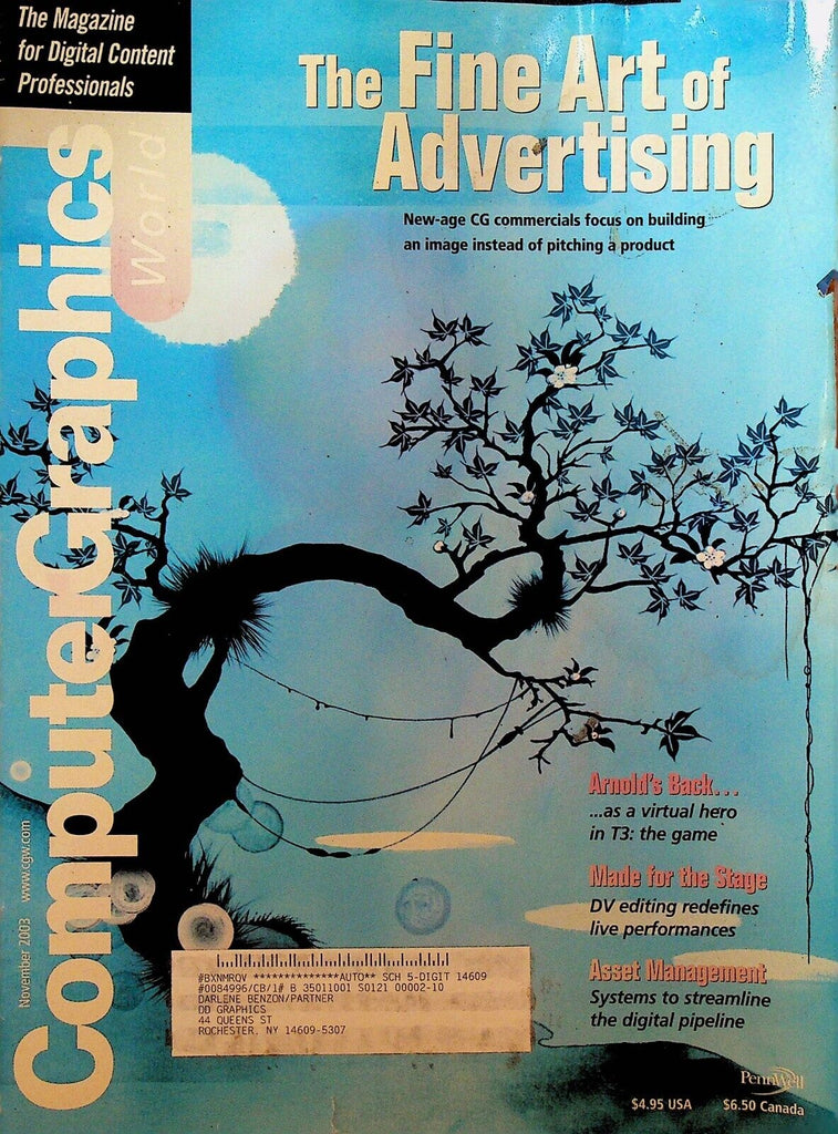 Computer Graphics World Magazine November 2003 Terminator