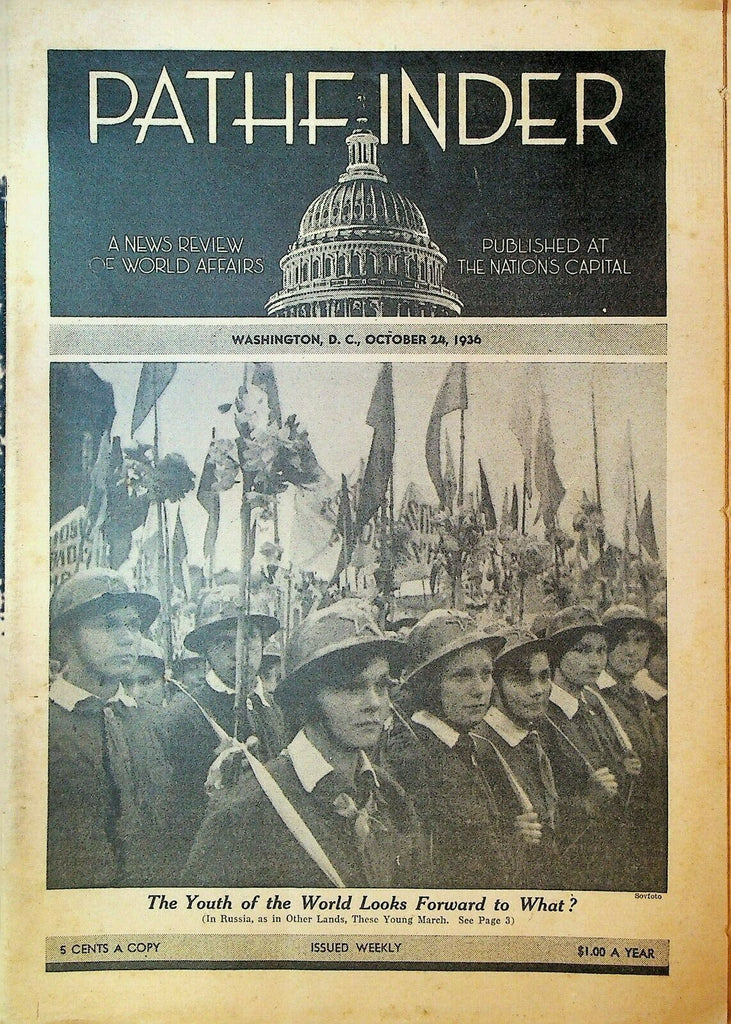 Pathfinder October 24 1936 Shirley Temple Sinclair Lewis Kathryn Cravens