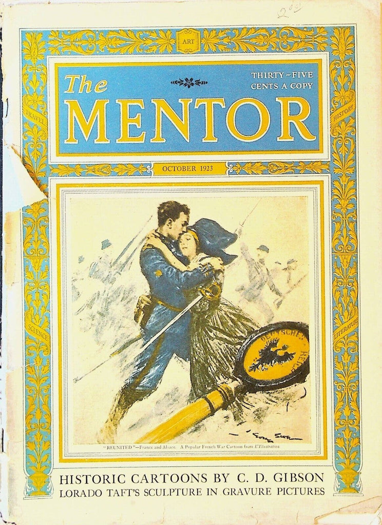 The Mentor Magazine October 1923 Charles Dana Gibson Lorado Taft