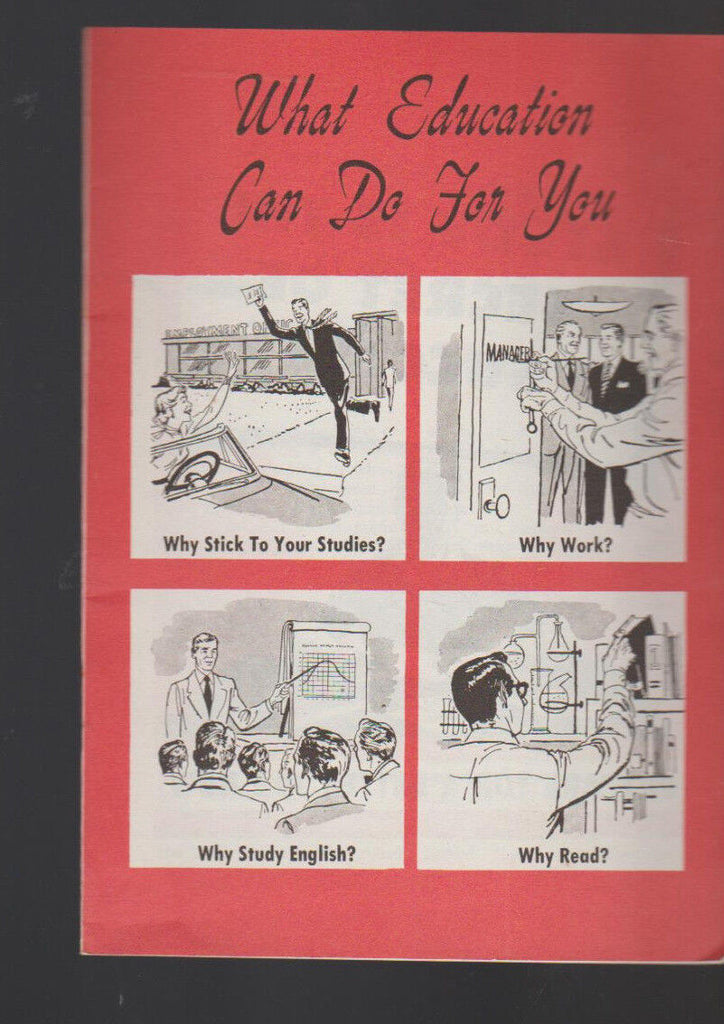What Education Can Do For You Booklet 1950s