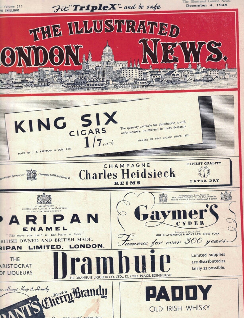 Illustrated London News December 4 1948 Princess Queen Elizabeth Bombay