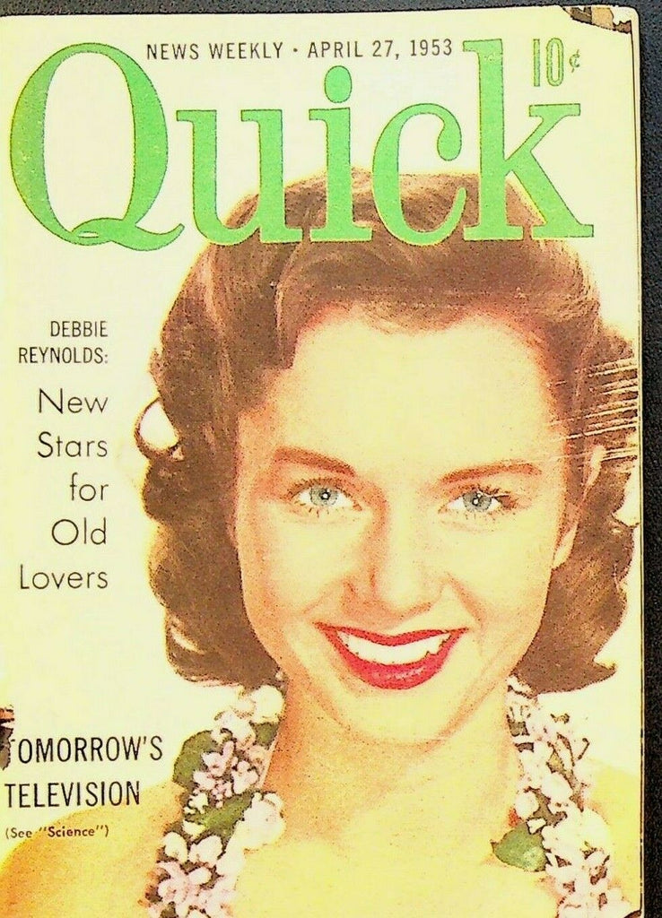 Quick April 27 1953 Debbie Reynolds Audrey Hepburn Humphrey Bogart John Wayne