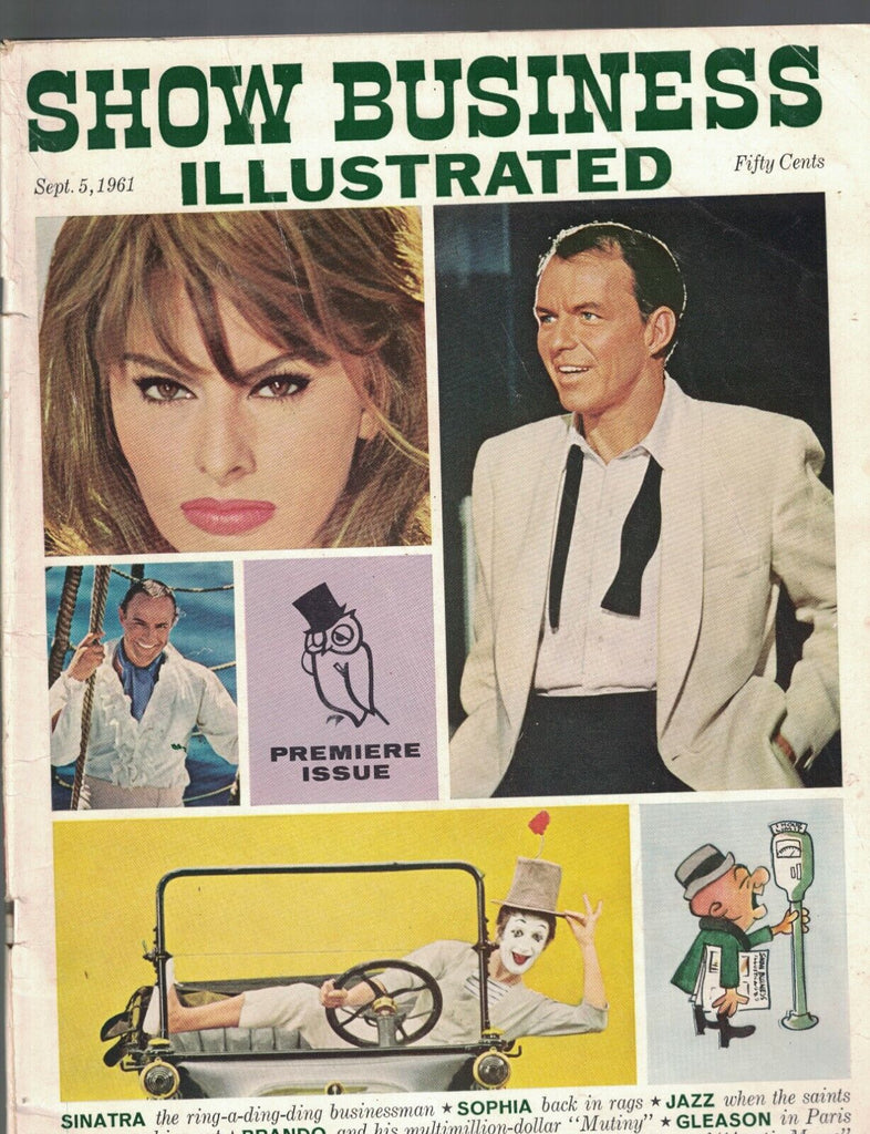 Show Business Illustrated September 5 1961 FIRST ISSUE Sophia Loren Mr Magoo