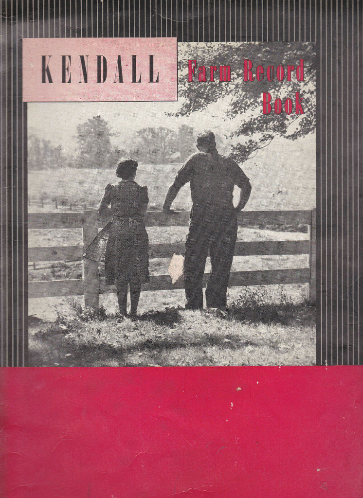 Kendall Oil Co 1950 Farm Record Book 42 pp Agriculture