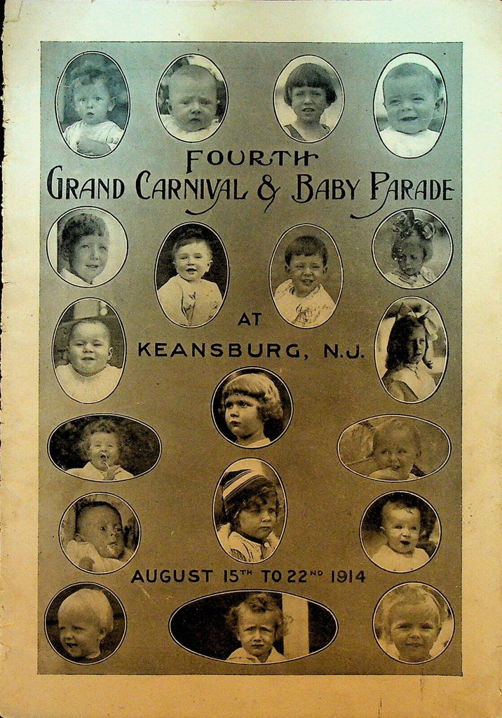 Keansburg NJ Fourth Grand Carnival & Baby Parade Program August 15 1914
