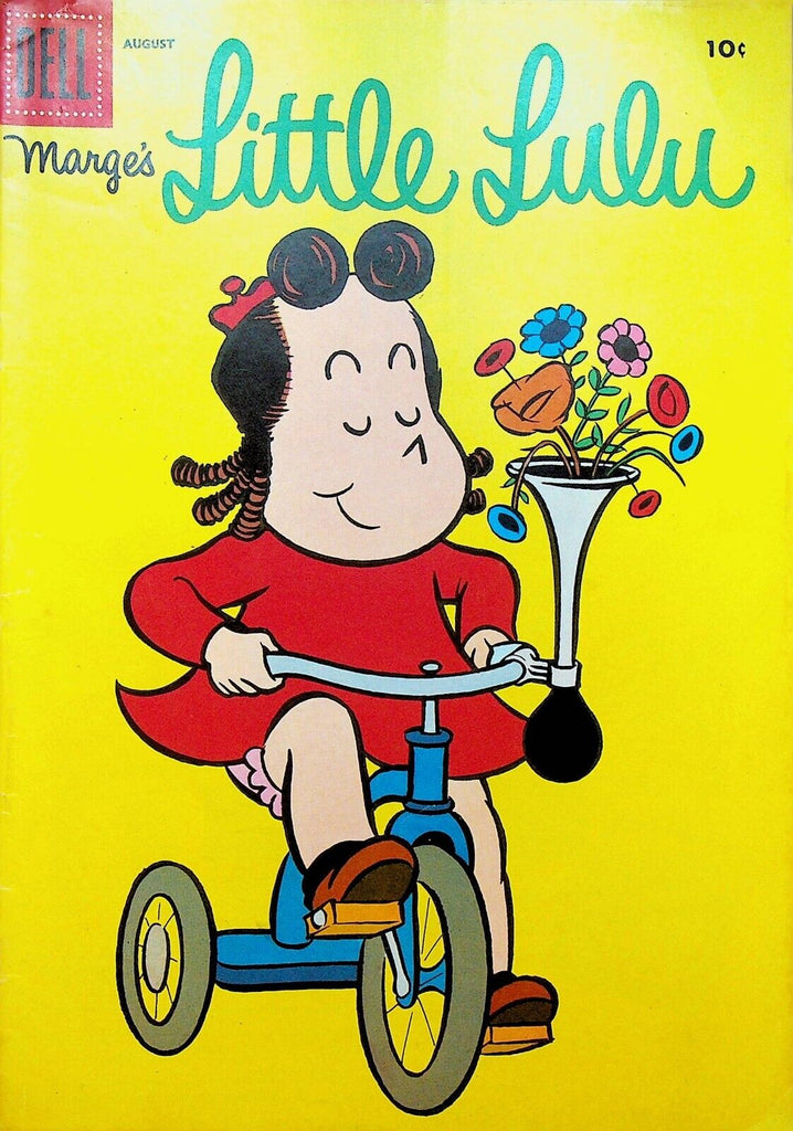 Marge's Little Lulu 98 Dell Comics 1956 Tricycle Flower