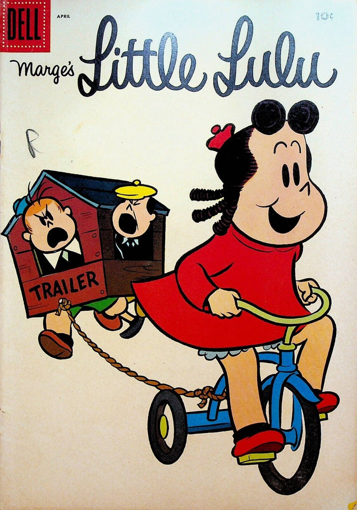 Marge's Little Lulu 94 Dell Comics 1956 Tricycle Dog House Tubby