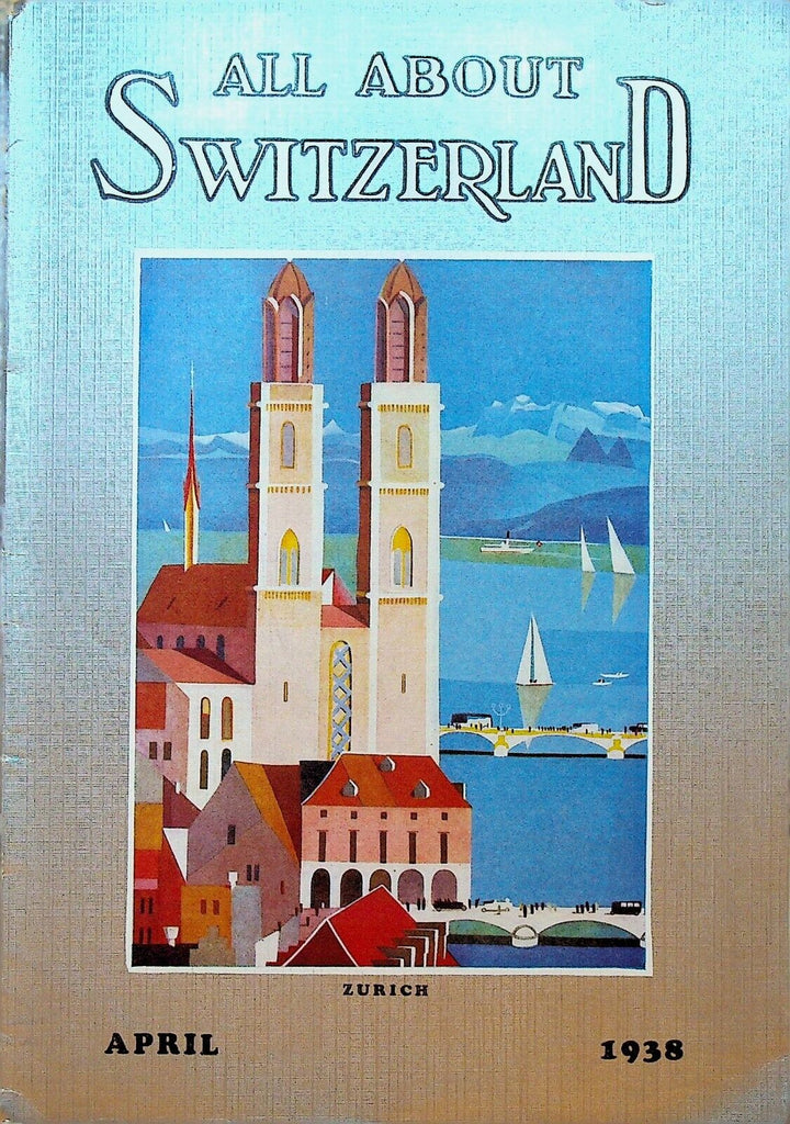 All About Switzerland April 1938 Zurich Hohle Gasse