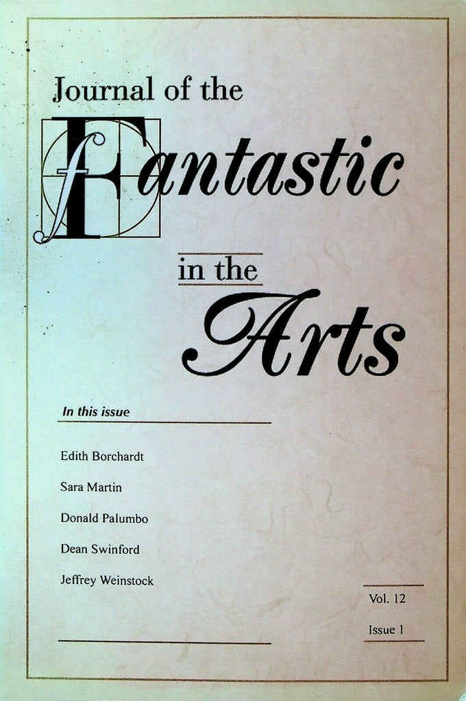 Journal of the Fantastic in the Arts 45 Eyes Wide Shut Dracula Company of Wolves