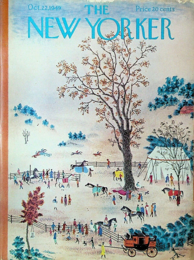 New Yorker Magazine October 22 1949 Joseph Low Ivy League Football Miss America