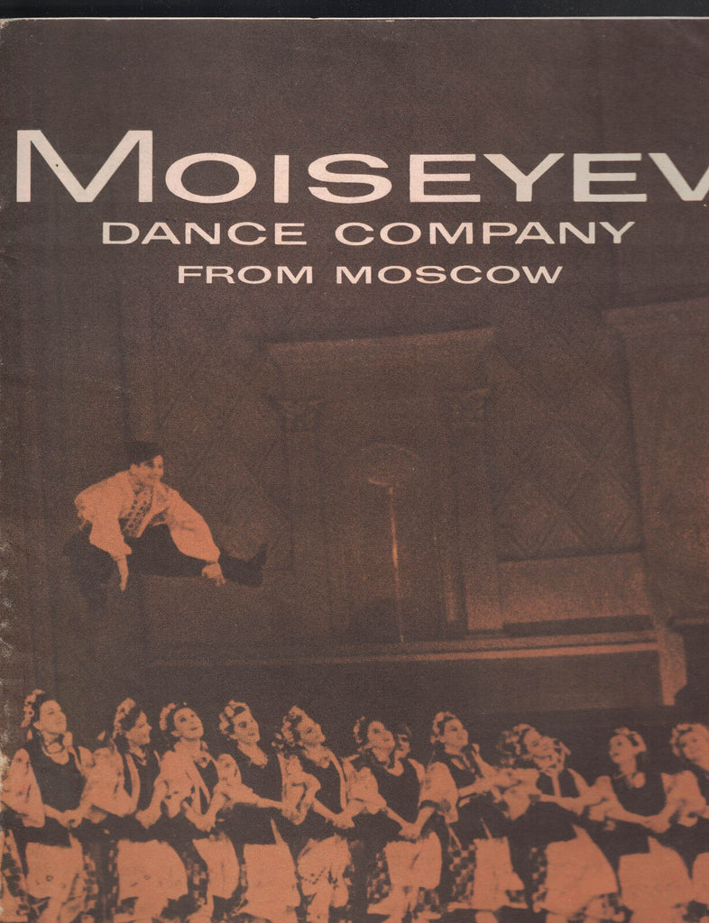 Moiseyev Dance Company from Moscow 1958 1959 program Ballet