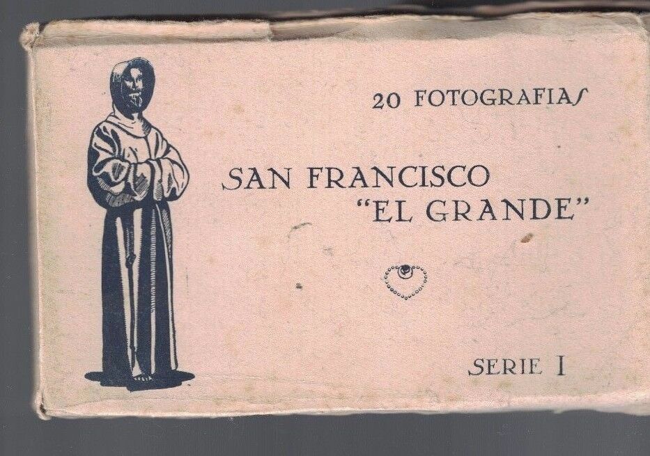 San Francisco El Grande Madrid Spain Vintage Postcard Booklet