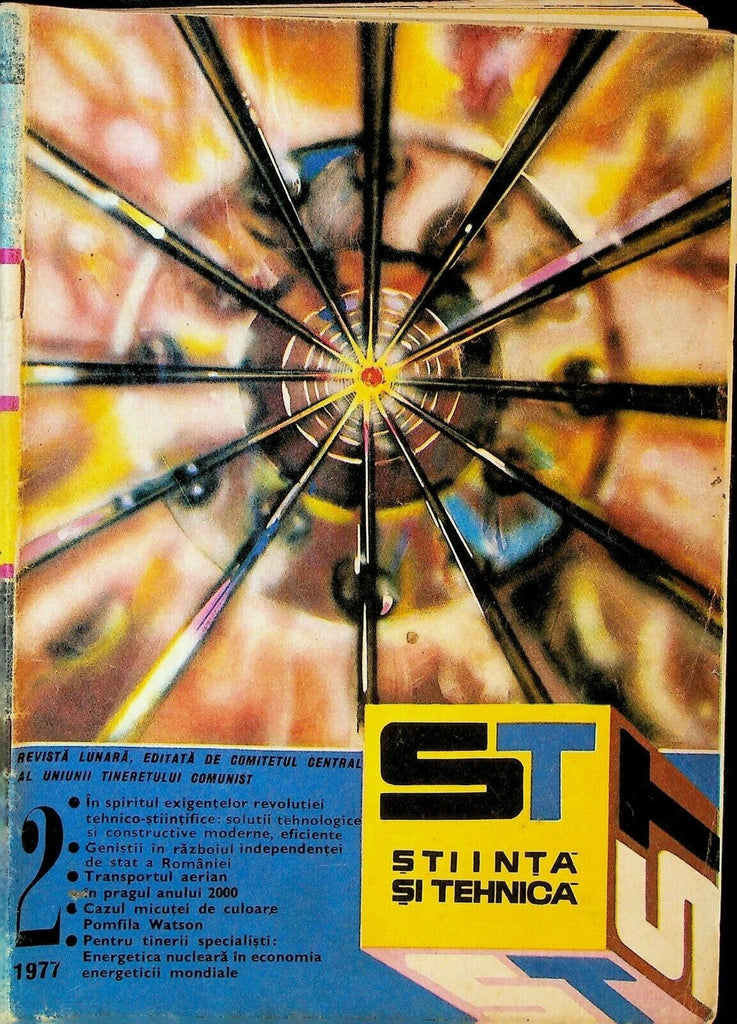 Stiinta Si Tehnica Magazine February 1977 Pomfila Watson Chess Nuclear Reactor