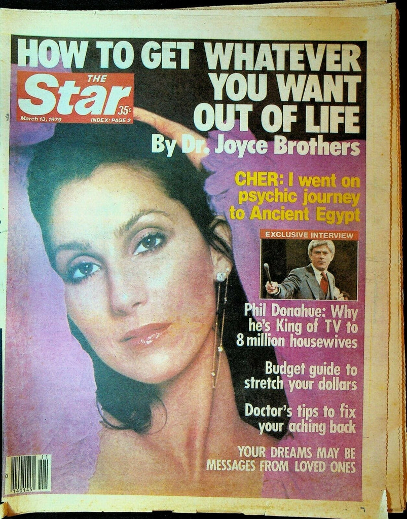 Star Magazine March 13 1979 Cher Phil Donahue Shaun Cassidy Elizabeth Taylor