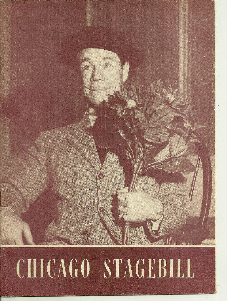 Harvey Chicago Stagebill Joe E Brown The Harris Theatre November 24 1946