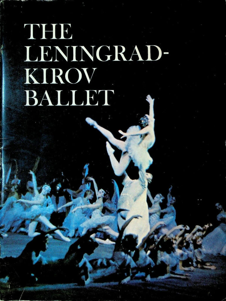 The Leningrad Kirov Ballet Program 1965 Kaleria Fedicheva Yuri Soloviev
