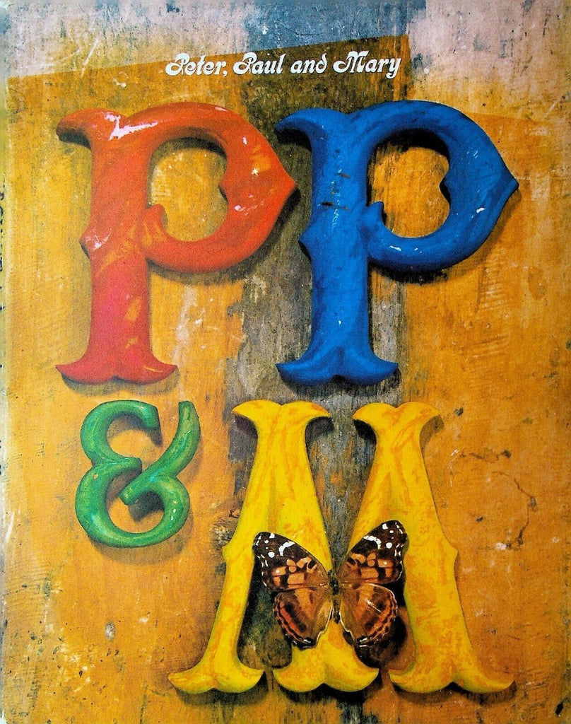 Peter Paul & Mary PPM Souvenir Concert Program Butterfly