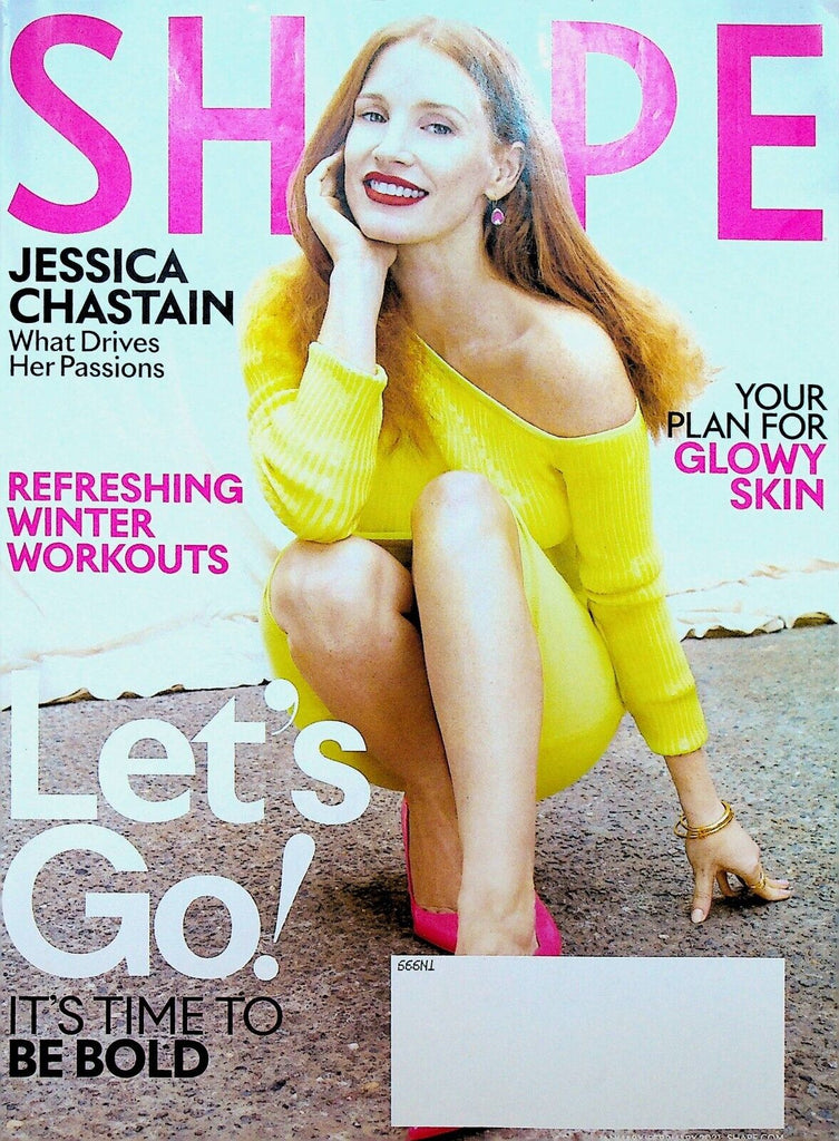Shape Magazine January 2021 Jessica Chastain Jessica Simpson